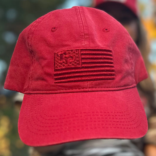 Torrey Pines Stealth USA Low Profile Cap - Red
